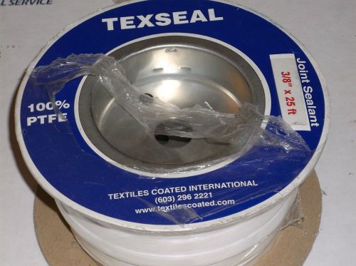 Texseal 3/8&#034; x 25 ft 100% PTFE Joint Sealant Tape  FREE SHIPPING