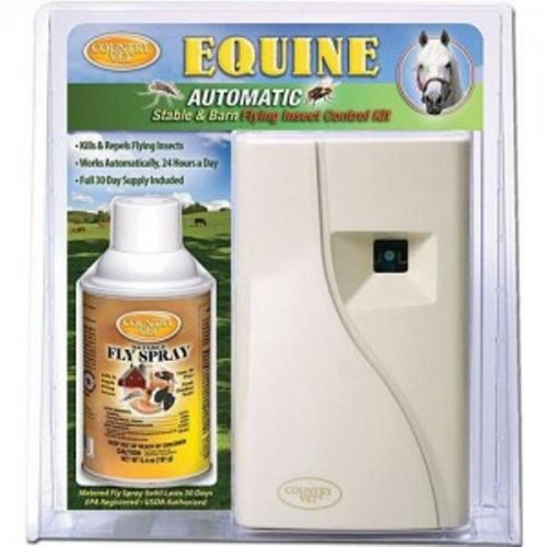 Country Vet 6.9 oz Max Strength Mosquito Fly Spray Equine Kit Dispenser Barn