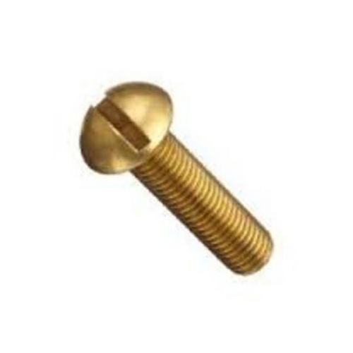 Brass rnd head slot machine screws 6-32 x 1&#034; pack of 10 for sale