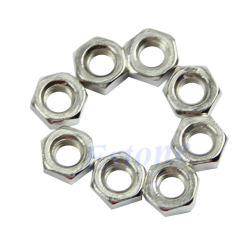 M3 Dia 3mm Hex Screw Nut Carbon Steel Nuts Good Quality DIY New 100pcs