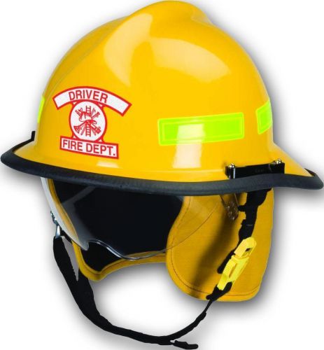 FIREFIGHTER HELMET DECALS FIRE HELMET Fronts - Arch Front Decal -  Driver