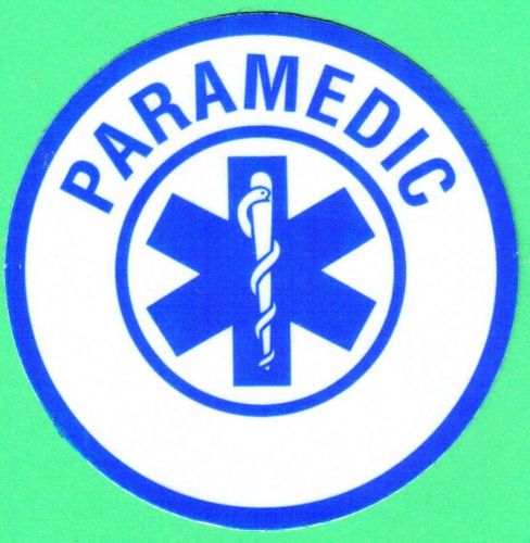 EMT Decal/Sticker Round (PARAMEDIC) Round 3 Inch