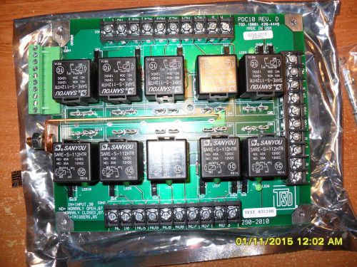 TSD PDC-10 Ten Relay Power Distrubution Center - 160 amps -  Operates 9-16VDC