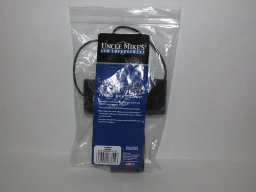Uncle mike&#039;s 88804 nylon universal fixed belt loop universal radio case carrier for sale