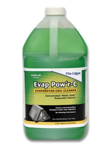 Nu-calgon 4168-08 evap pow&#039;r-c coil cleaner, evaporator, 1 gallon bottle for sale