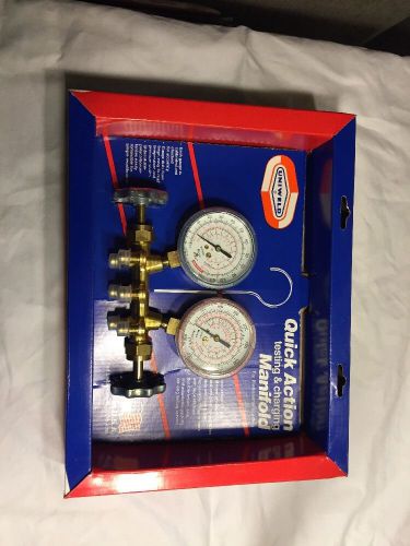 UNIWELD Quick Action Testing &amp; Charging Refrigerant Manifold Part #H85-296