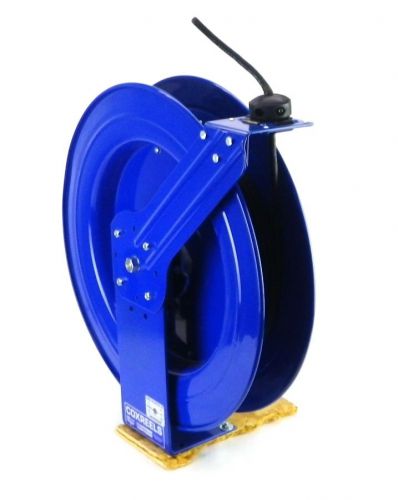 COXREELS PC24-0012-X 100&#039; 12/3 SJO Blue Retractable Cord Reel 1Aa