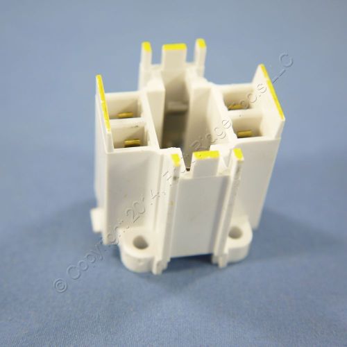 Leviton compact fluorescent lamp holder cfl light socket 42w g24q-4 26725-404 for sale