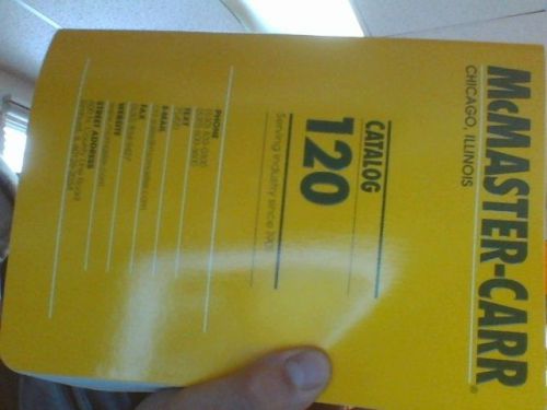 McMaster-Carr Catalog 120 NIB