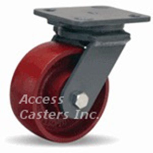 S-wh-5mb 5&#034; x 2&#034; hamilton swivel plate caster, cast iron wheel, 1300 lb capacity for sale