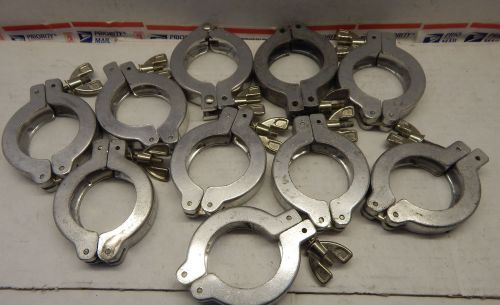 MDC NOR-CAL NW40 VACUUM CLAMPS(AL) - LOT OF 10