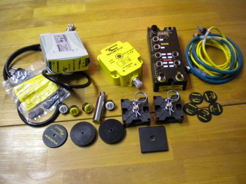 TURCK BL IDENT KIT INCLUDING TNLR-Q80-H1147, 2RFID, IM82-24-2,5 AND MISC