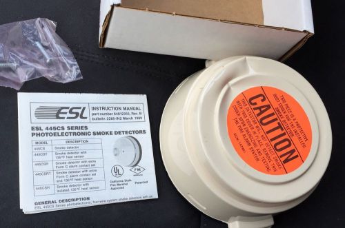 ESL 445CS SERIES PHOTOELECTRIC SMOKE DETECTOR