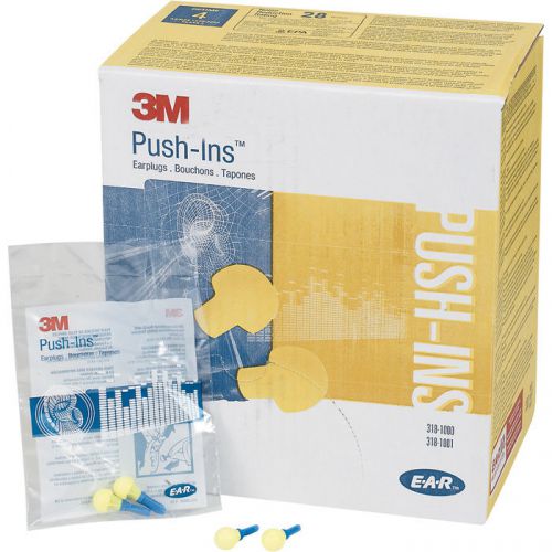 3m e-a-r push-ins uncorded earplugs -100 pairs, # 318-1000 for sale