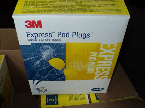 3M  earplug , model # 311-1115 express , pod plugs earplugs .