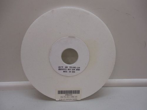 White 80k a/o 7&#034; x 1/4&#034; x 1-1/4&#034; surface grinding wheel 05866322 rpm-3600 for sale