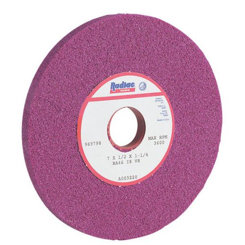 RADIAC Ruby Surface Grinding Wheel Size: 8&#034; x 3/4&#034; x 1-1/4&#034;