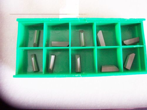 New 10 Pcs - WG-4156-1A  Grade WG-300 Ceramic Inserts Greenleaf