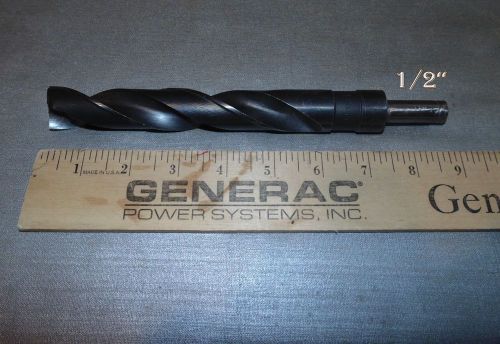 MILLING TWIST DRILL  15/16&#034; X 1/2&#034; X 9&#034;  Length Drill Bit HS Black Oxide