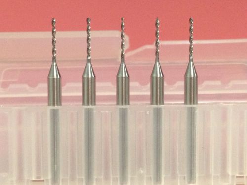 5 pcs Carbide PCB Micro Drill Bits 0.9mm Shank Diameter 1/8 inch or 3.175mm