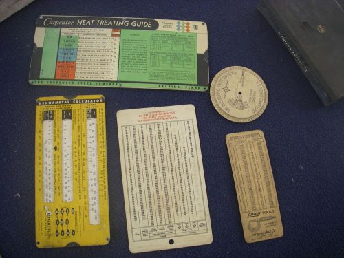 Lot Machinist Handbook Paper Gauges Celluloid Cleveland Twist Drill Gauge