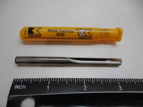 15/64 solid carbide kennametal drill bit with coolant  holes k411402344 for sale