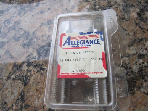 ALLEGIANCE 3700693, 11/16-11 HS GH34FLT RH HAND TAP SET, LOT OF 2