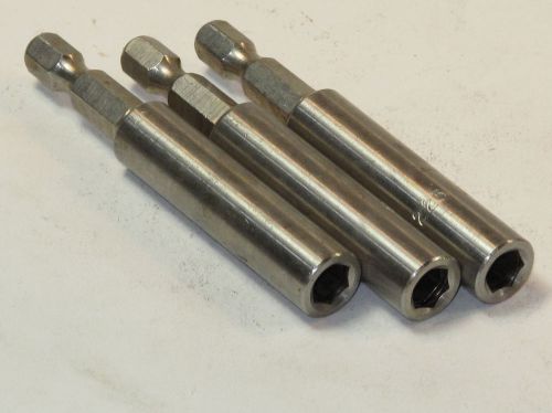 1 lot of 3 - proto 1/4&#034; hex magnetic bit holder pt# 61223 (#786) for sale