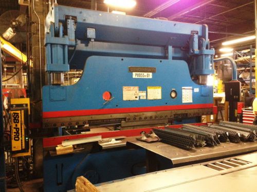 135 ton x 10&#039; cincinnati 135-asx8 cnc hydr. press brake w/touch  controls for sale