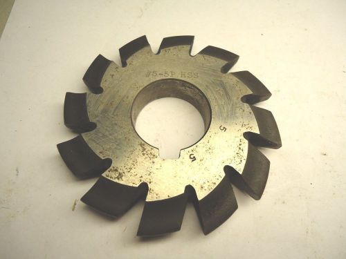 GEAR CUTTER #5 - 5 PITCH HSS 1-1/4&#034; BORE