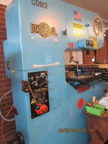 Saw, 2 metal saw,doall ver. table saw (26.2 hours) &amp; kalamazoo horizontal saw for sale