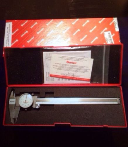 Starrett 66979 Stainless Steel Dial Caliper 8&#034; Max 1-1/2&#034; Jaw .0015 @ 6 To 8