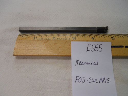 1 NEW KENNAMETAL 5/16&#034; SHANK CARBIDE BORING BAR.  E05-SWLPR15 WITH COOL  {E555}