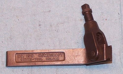 HJ WILLIAMS BORING BAR TOOL HOLDER # 15 SOUTH BEND ATLAS CRAFTSMAN LATHE