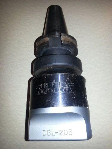 CRITERION 3/4&#034; BORING HEAD #DBL-203 w/ CAT40 SHANK