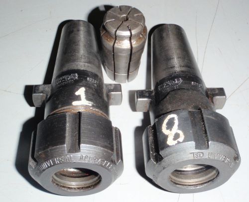 Lot of (2) Kwik-Switch 200 Collet Chuck Acura-Flex 80237 H Universal Engineering