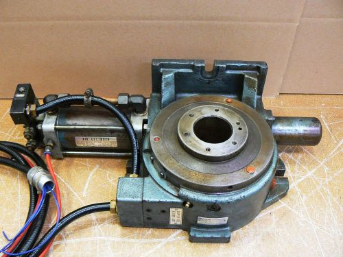 8.5&#034; 216mm YUASA 550-815 VERTICAL HORIZONTAL PNEUMATIC AIR ROTARY TABLE INDEXER