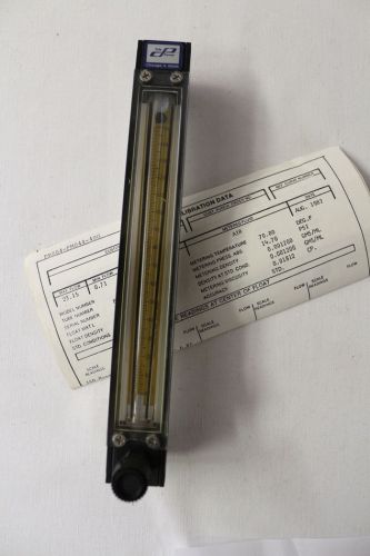 COLE-PARMER FLOW METER TUBE NUMBER PR004-FM044-40G