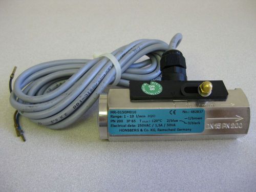 REDUCED - HONSBERG FLOW SWITCH MR-015GM010 STAINLESS 1/2&#034;BSP