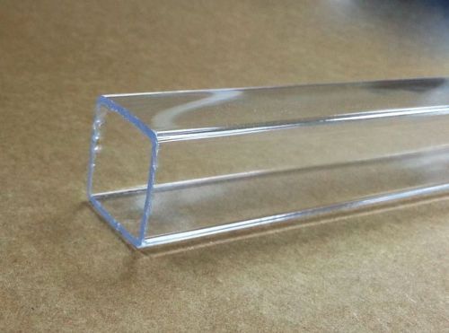 72&#034; Long Acrylic Square Tube (Clear) - 3/4&#034; ID x 1&#034; OD x 1/8&#034; Wall