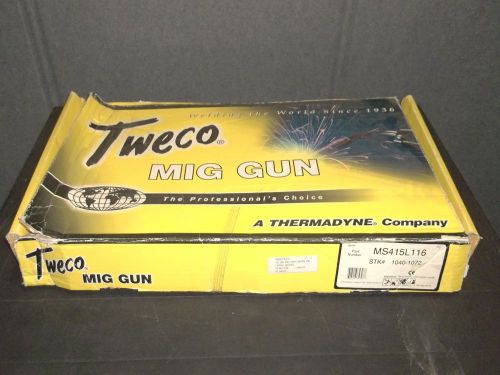 Tweco 450 Amp Spray Master Air Cooled MIG Gun 15&#039; MISSING SHIELD