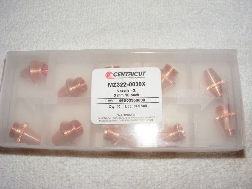 CENTRICUT MZ322-0030X NOZZLE 3.0MM 10 PACK*46603350530**NEW**