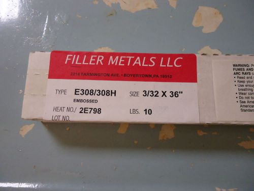 ER308 3/32 X 36 STAINLESS STEEL TIG FILLER 308/308H 1# PACKAGE