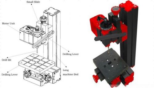 Mini classic lathe, 6 tools in 1, milling machine, jig-saw, driller, grinder etc for sale