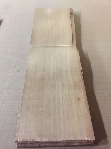 Wood veneer cedar 9x33 20 pieces total raw veneer &#034;exotic&#034; ce2 1-7-14 for sale