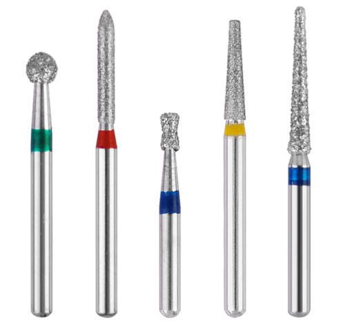 2box dental diamond burs flat-end  medium fg 1.6mm for high speed handpiece for sale