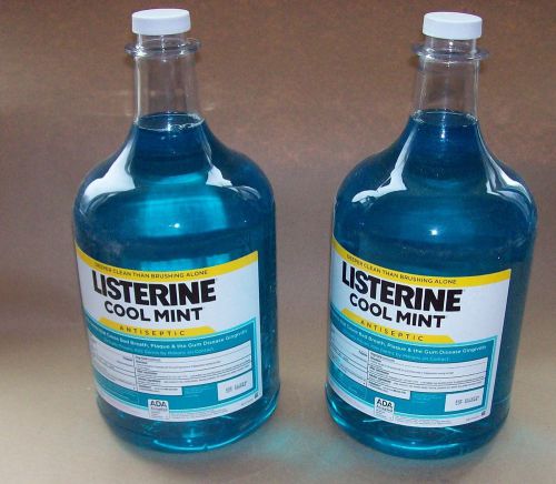 2  LISTERINE COOL MINT   ONE GALLON BOTTLES