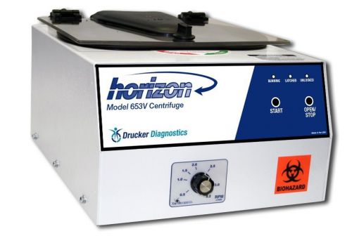 New drucker 653v-12 500-3200rpm horizontal rotor centrifuge, 12 x (5-10ml) for sale