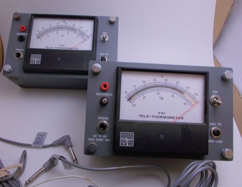 Pair of YSI Tele-Themometers Model 43 TD