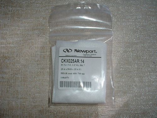 Newport, plano-convex bk7 cylindrical lens, 50.8x25.4mm, 430-700nm (ckx025ar.14) for sale